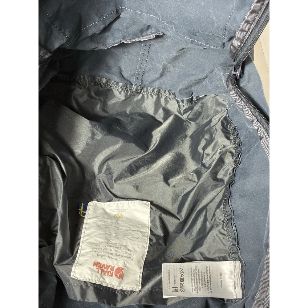 Fjallraven Kanken Classic Backpack Blue School Travel Bag Sweden 15